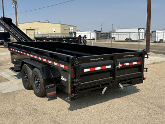 New 2026 Midsota 7x16 15.4K Scissor Lift Dump Trailer