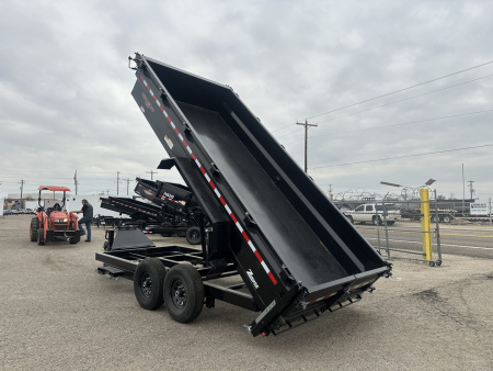 New 2026 Midsota 7x16 15.4K Scissor Lift Dump Trailer