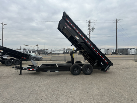 New 2026 Midsota 7x16 15.4K Scissor Lift Dump Trailer