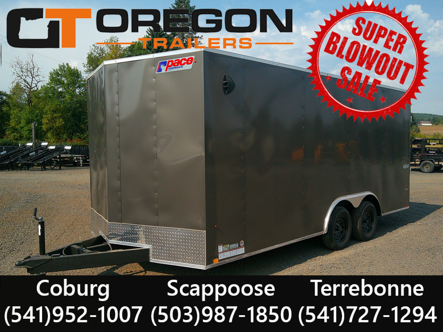 New 2025 Pace American 8.5x18 Cargo / Enclosed Trailer