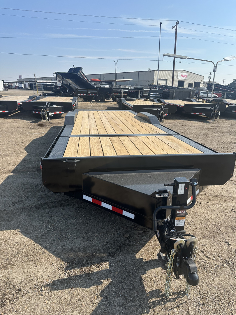 New 2025 Midsota 8.5x24 17.6k(6+18) Tilt Drive Over Fenders Equipment Trailer