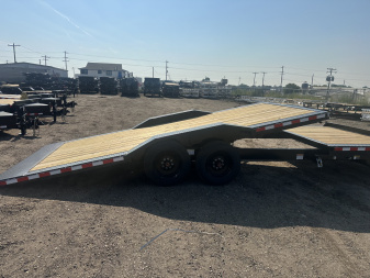 New 2025 Midsota 8.5x24 17.6k(6+18) Tilt Drive Over Fenders Equipment Trailer