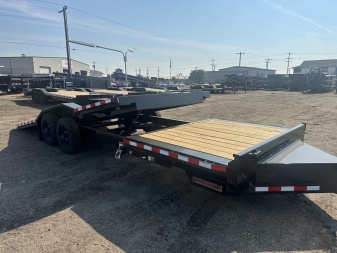 New 2025 Midsota 8.5x24 (6+18) Tilt Drive Over Fenders Equipment Trailer
