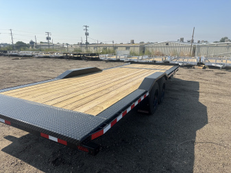 New 2025 Midsota 8.5x24 (6+18) Tilt Drive Over Fndrs Equipment Trailer