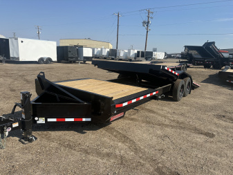 New 2025 Midsota 8.5x24 (6+18) Tilt Drive Over Fndrs Equipment Trailer