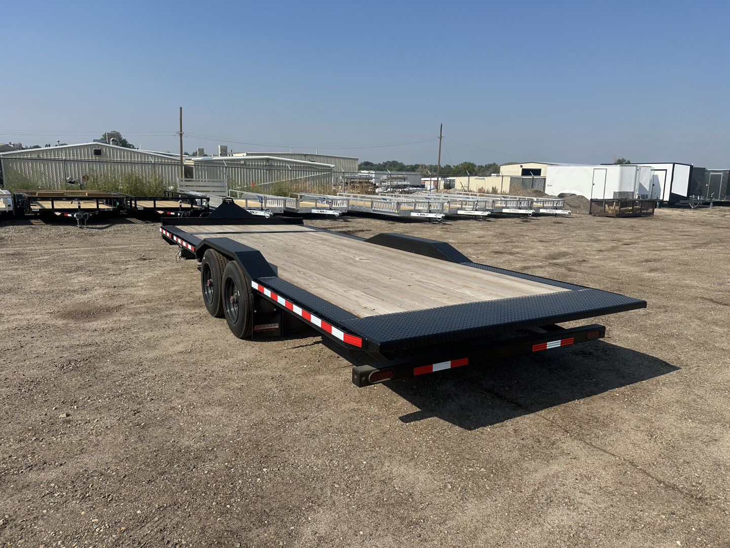 New 2025 Midsota 7x22 17.6K Tilt Equipment Trailer