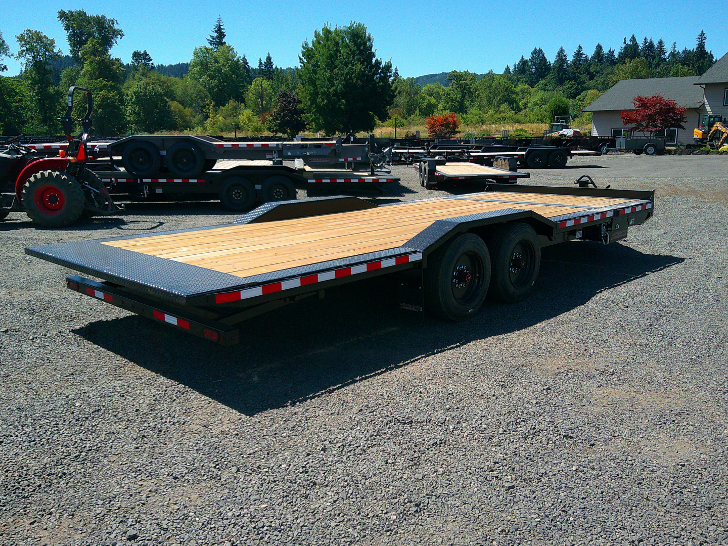 New 2025 Midsota 8.5x22 17.6K HD Tilt Equipment Trailer