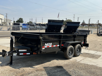 New 2026 Midsota 7X14 14K Nova Scissor Dump Trailer
