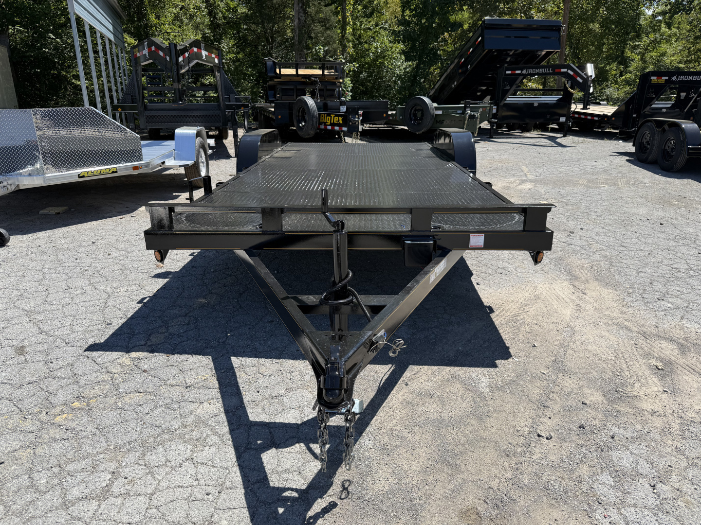 New 2025 P & T Trailers 7K 17+3 CARHAULER STEEL REMOVABLE FENDERS Car Hauler