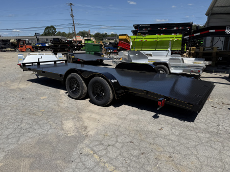 New 2025 P & T Trailers 7K 17+3 CARHAULER STEEL REMOVABLE FENDERS Car Hauler