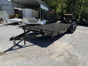 New 2025 P & T Trailers 7K 17+3 CARHAULER STEEL REMOVABLE FENDERS Car Hauler