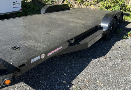 New 2025 Top Hat 7X20 Car Hauler Steel Deck