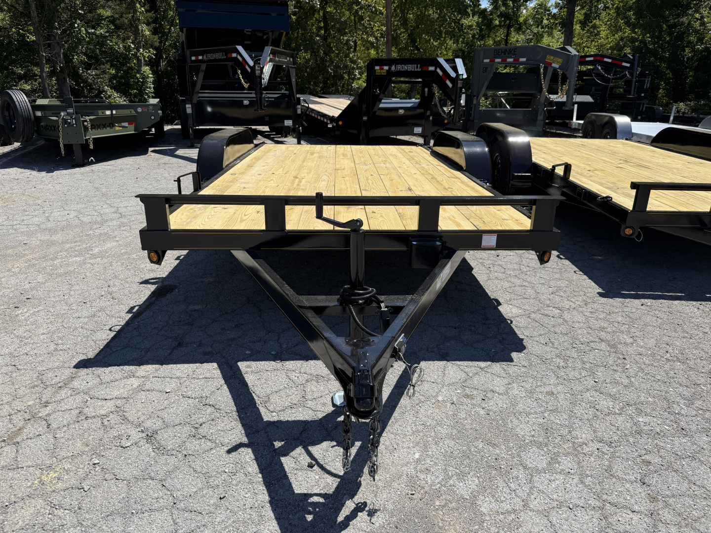 New 2025 P & T Trailers 7K 14+2 CARHAULER WOOD Car Hauler