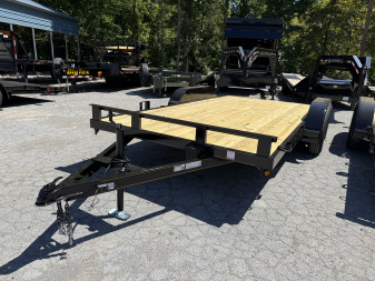 New 2025 P & T Trailers 7K 14+2 CARHAULER WOOD Car Hauler