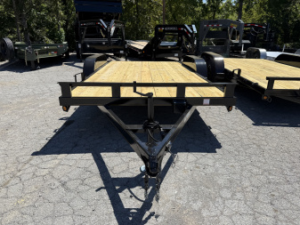 New 2025 P & T Trailers 7K 14+2 CARHAULER WOOD Car Hauler