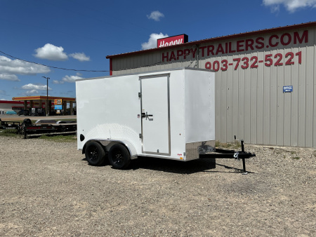 New 2026 Compass 6'x12' Enclosed Cargo Trailer - Indigo DLX