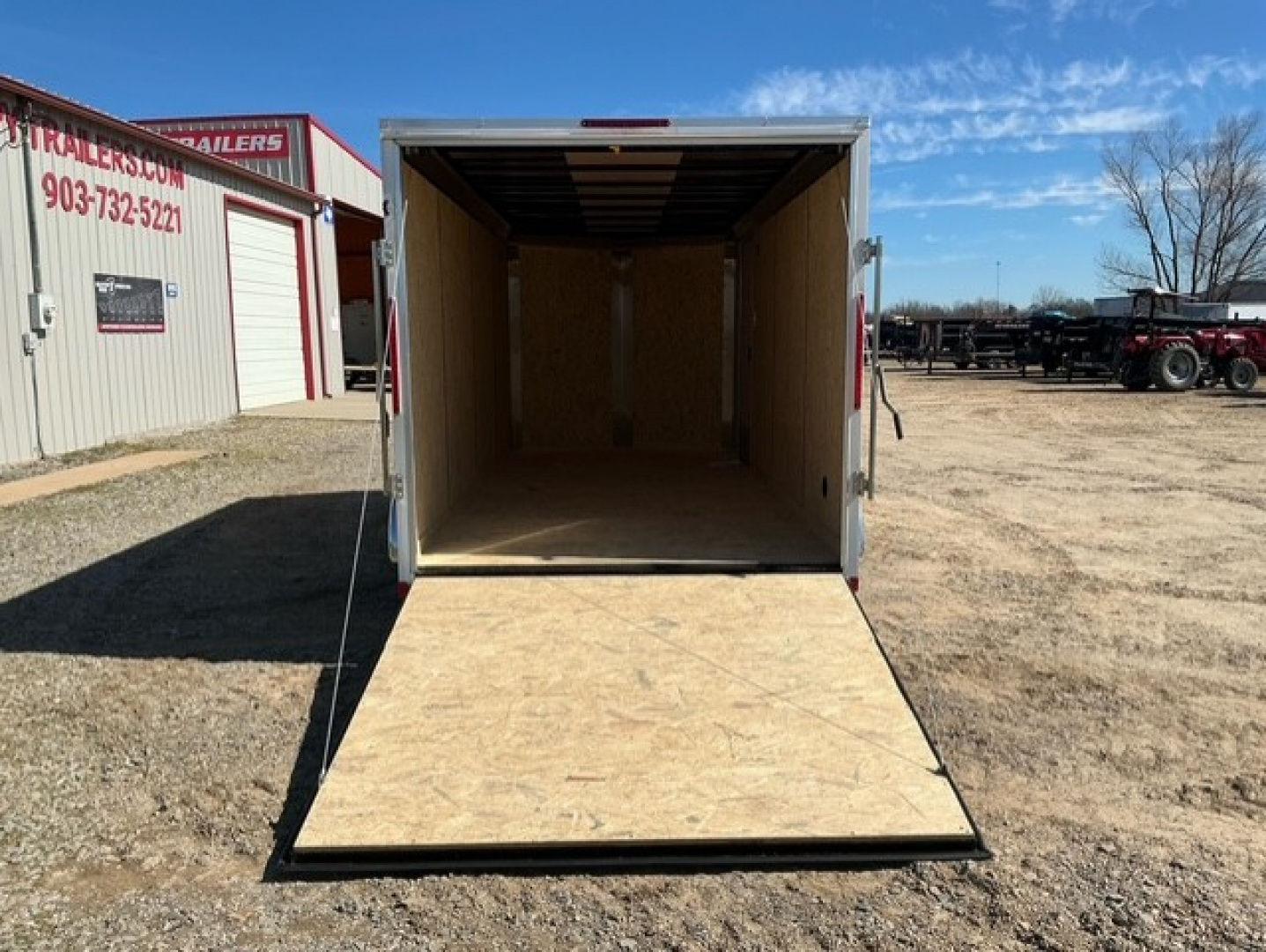 New 2026 Compass 7'x16' Enclosed Cargo Trailer - Indigo DLX