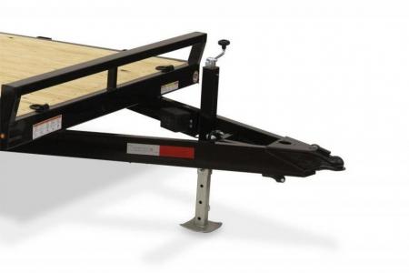 New 7 x 18 Sure-Trac Wood Deck Car Hauler, 10k GVWR ***w/ Winch Plate & Both Removable Fenders