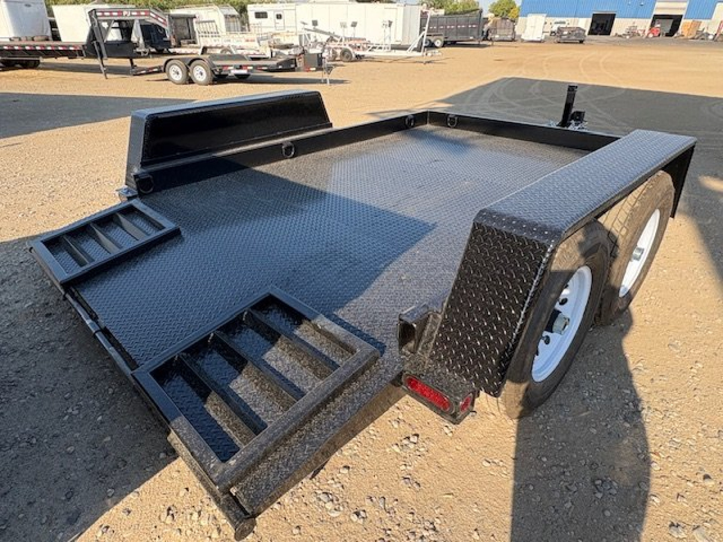 New 2025 Up to 86" Wide 14k Jump/Farm Trailer