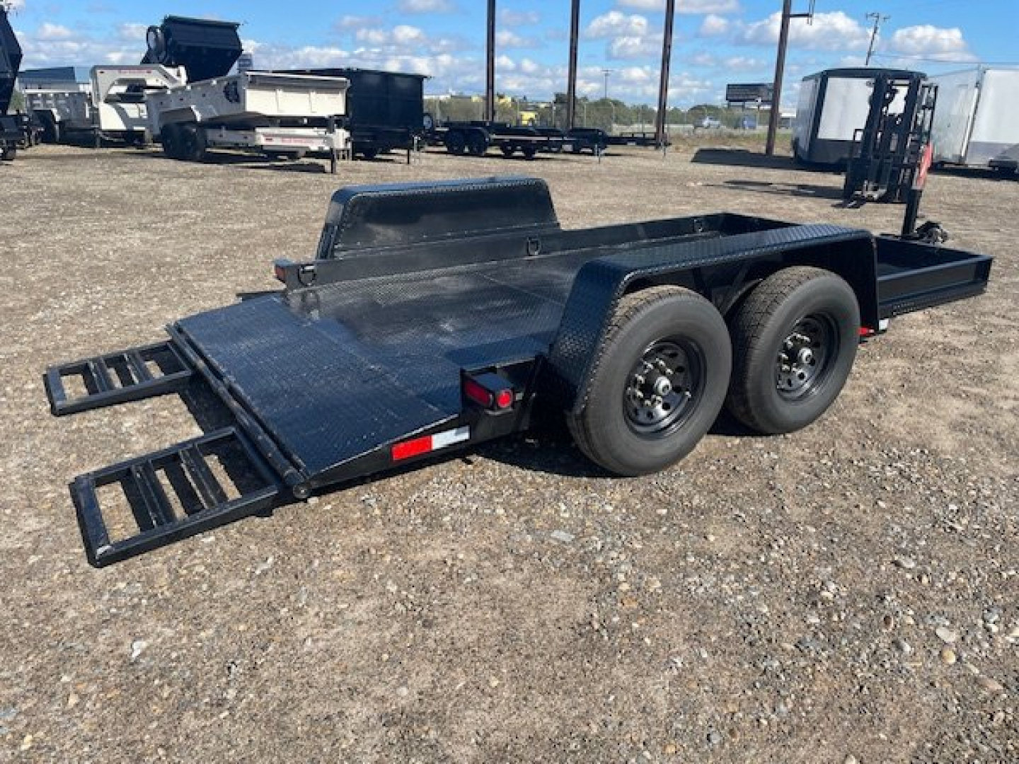 New 2025 Up to 86" Wide 14k Jump/Farm Trailer