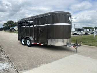 New 2025 CornPro SB18 7S 3 Horse Slant Load Horse Trailer