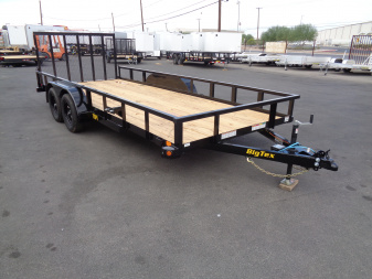 New 2026 Big Tex Trailers * 70PI-18 * 18Ft Tandem Axle Utility Trailer w/ Ramp Gate