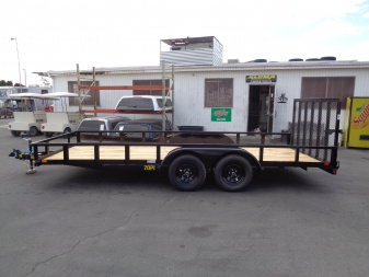 New 2026 Big Tex Trailers * 70PI-18 * 18Ft Tandem Axle Utility Trailer w/ Ramp Gate