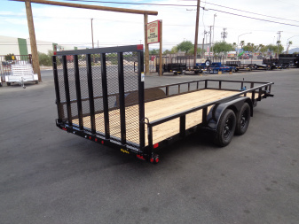 New 2026 Big Tex Trailers * 70PI-18 * 18Ft Tandem Axle Utility Trailer w/ Ramp Gate