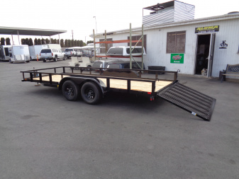 New 2026 Big Tex Trailers * 70PI-18 * 18Ft Tandem Axle Utility Trailer w/ Ramp Gate