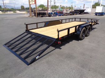 New 2026 Big Tex Trailers * 70PI-18 * 18Ft Tandem Axle Utility Trailer w/ Ramp Gate