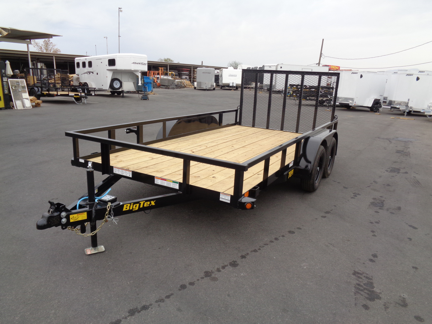 New 2026 Big Tex Trailers * 70PI-14 * 14Ft Tandem Axle Utility Trailer w/ Ramp Gate