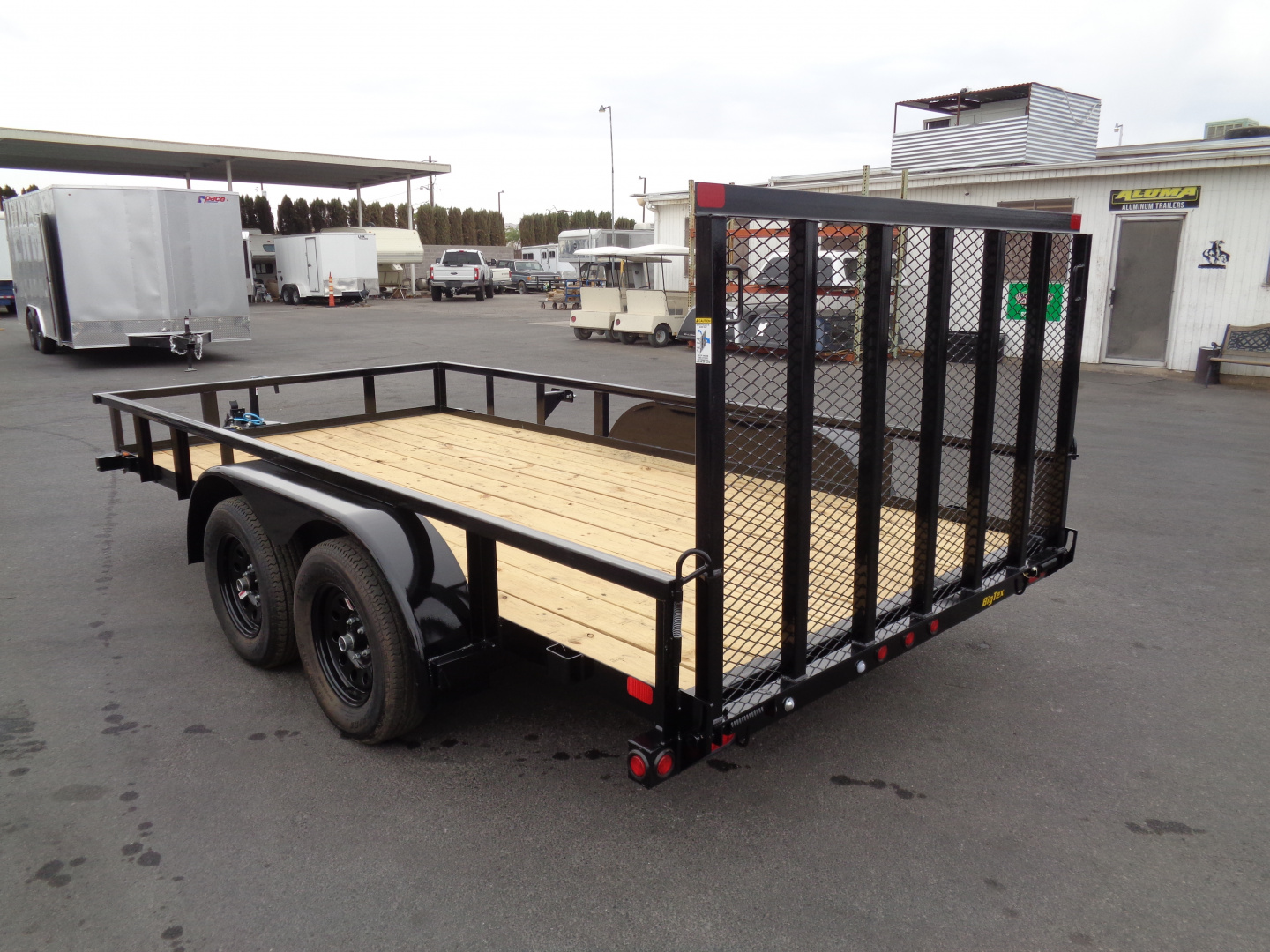 New 2026 Big Tex Trailers * 70PI-14 * 14Ft Tandem Axle Utility Trailer w/ Ramp Gate