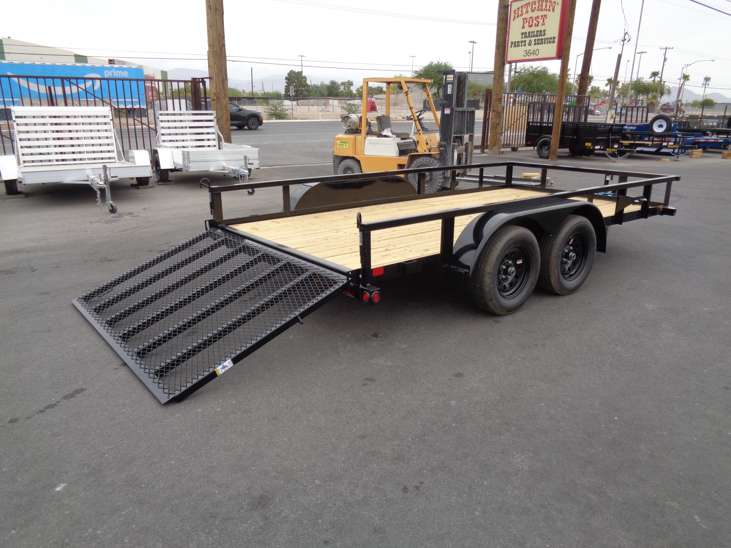 New 2026 Big Tex Trailers * 70PI-14 * 14Ft Tandem Axle Utility Trailer w/ Ramp Gate