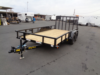 New 2026 Big Tex Trailers * 70PI-14 * 14Ft Tandem Axle Utility Trailer w/ Ramp Gate