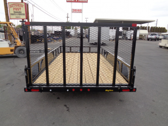 New 2026 Big Tex Trailers * 70PI-14 * 14Ft Tandem Axle Utility Trailer w/ Ramp Gate
