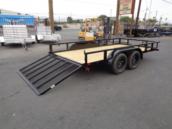 New 2026 Big Tex Trailers * 70PI-14 * 14Ft Tandem Axle Utility Trailer w/ Ramp Gate