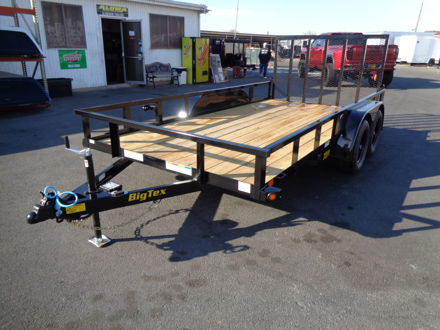 New 2026 Big Tex Trailers * 70PI-14 * 14Ft Tandem Axle Utility Trailer w/ Ramp Gate
