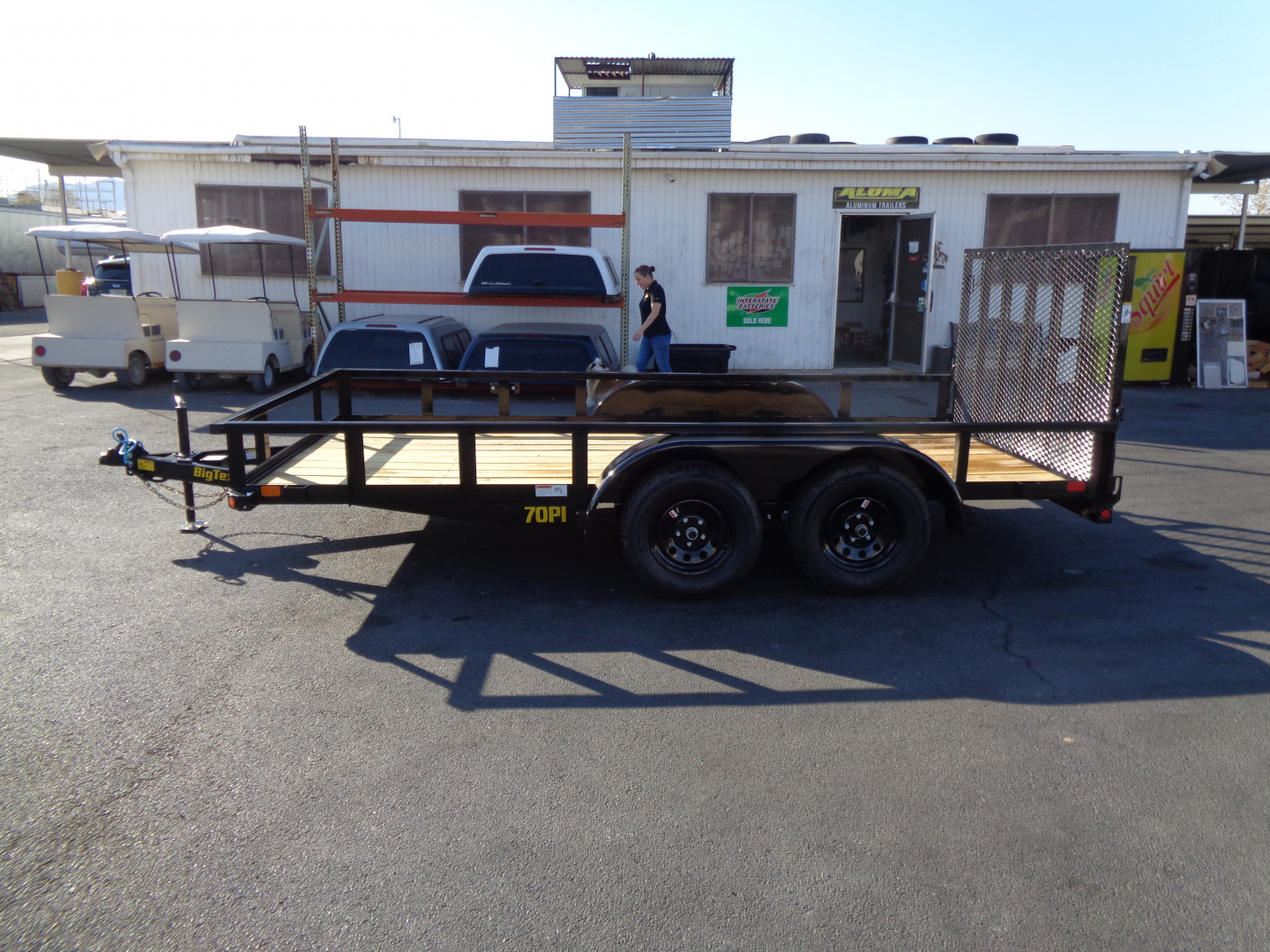 New 2026 Big Tex Trailers * 70PI-14 * 14Ft Tandem Axle Utility Trailer w/ Ramp Gate