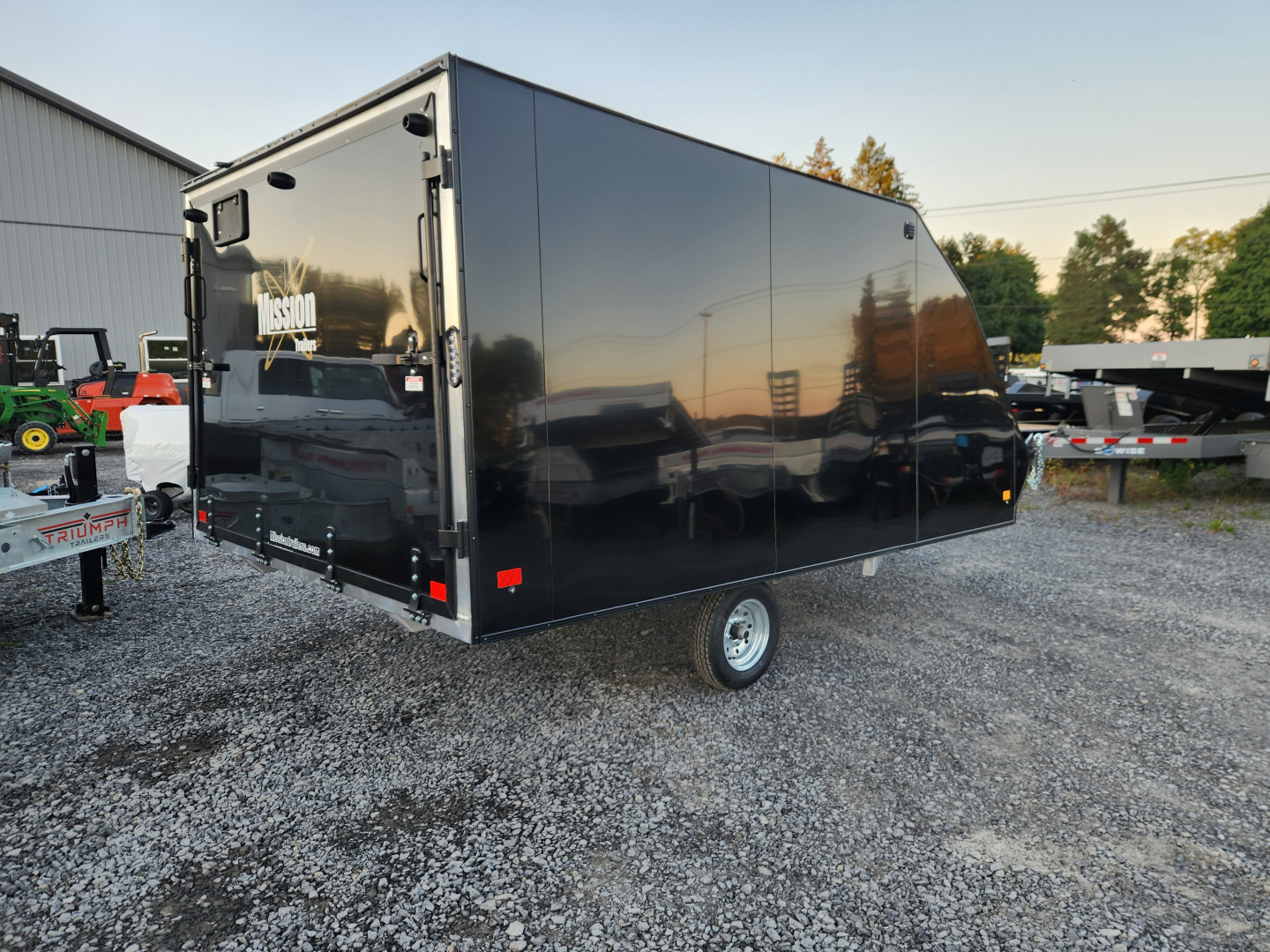 New 2026 Mission MFS101X13 Snowmobile Trailer
