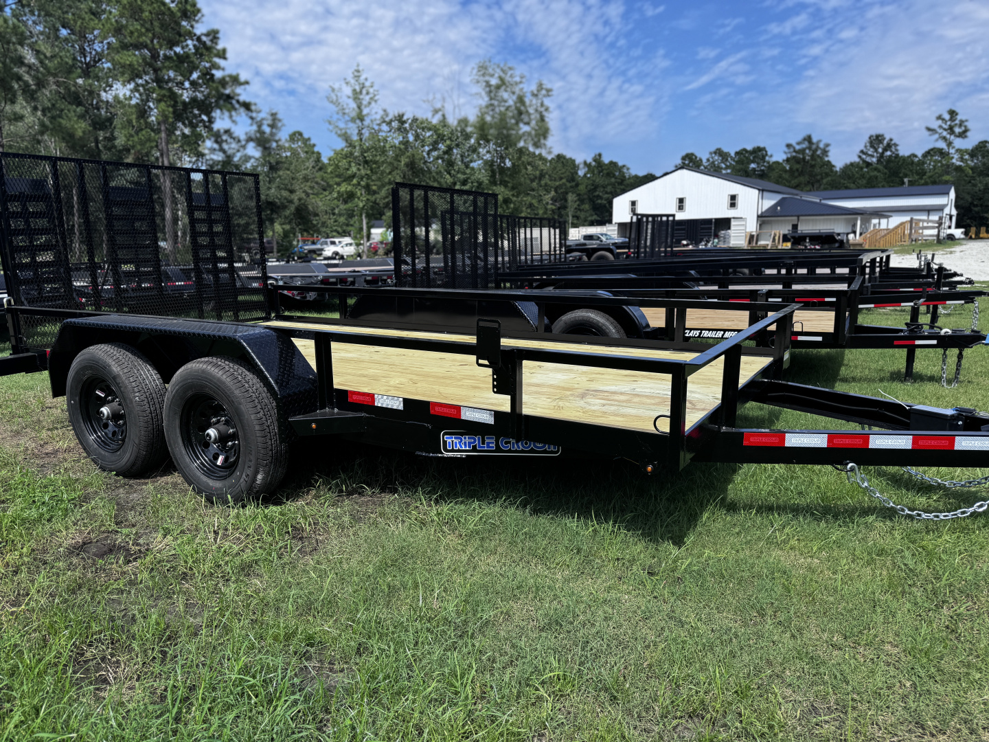 New 2025 Triple Crown Trailers 7x1410KHD Utility Trailer