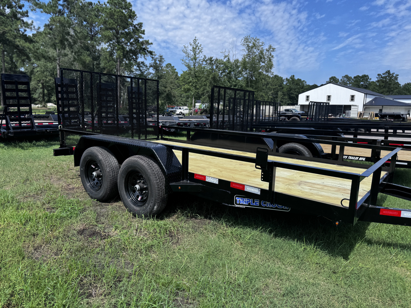 New 2025 Triple Crown Trailers 7x1410KHD Utility Trailer
