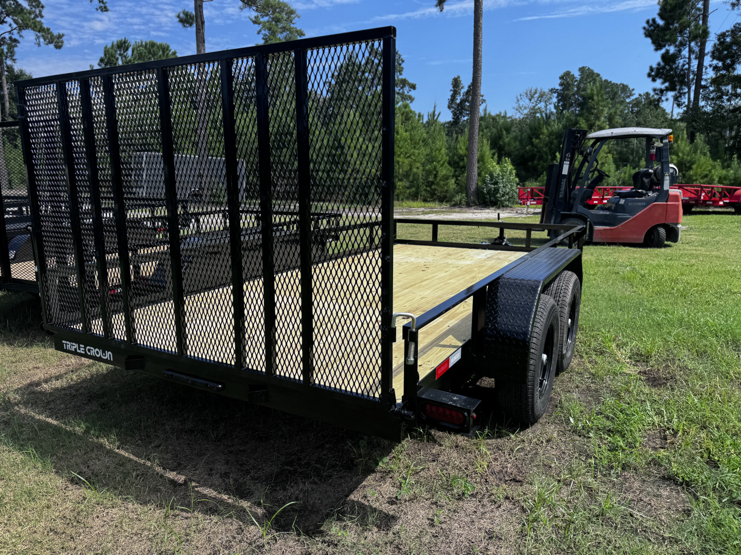 New 2025 Triple Crown Trailers 7x1410KHD Utility Trailer