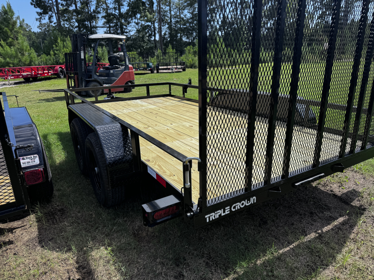 New 2025 Triple Crown Trailers 7x1410KHD Utility Trailer