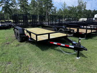 New 2025 Triple Crown Trailers 7x1410KHD Utility Trailer