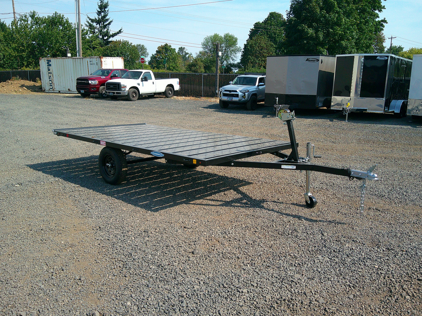 New 2025 RHM Trailers Targhee 7x12 Rafter Trailer Utility Trailer