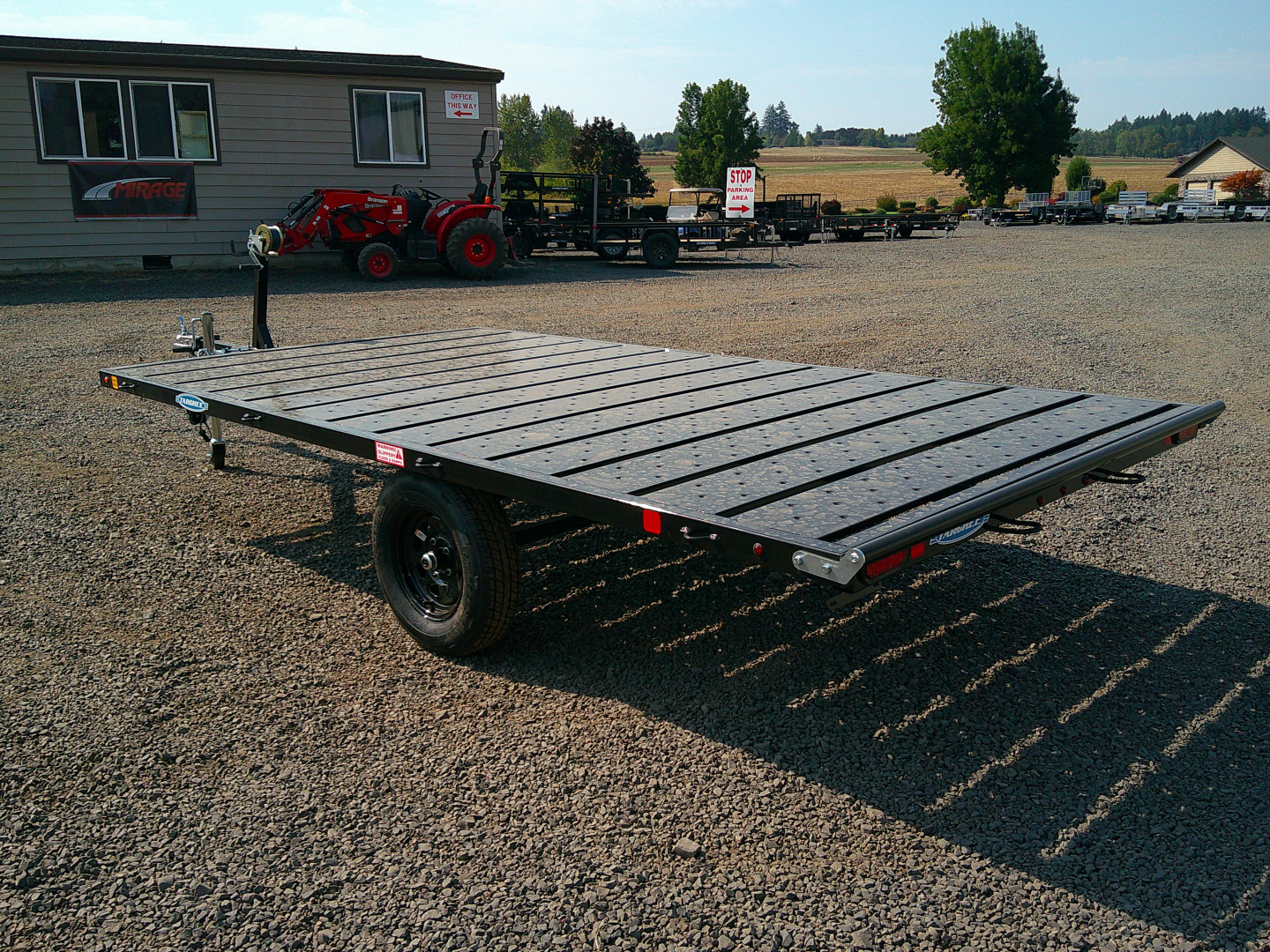 New 2025 RHM Trailers Targhee 7x12 Rafter Trailer Utility Trailer
