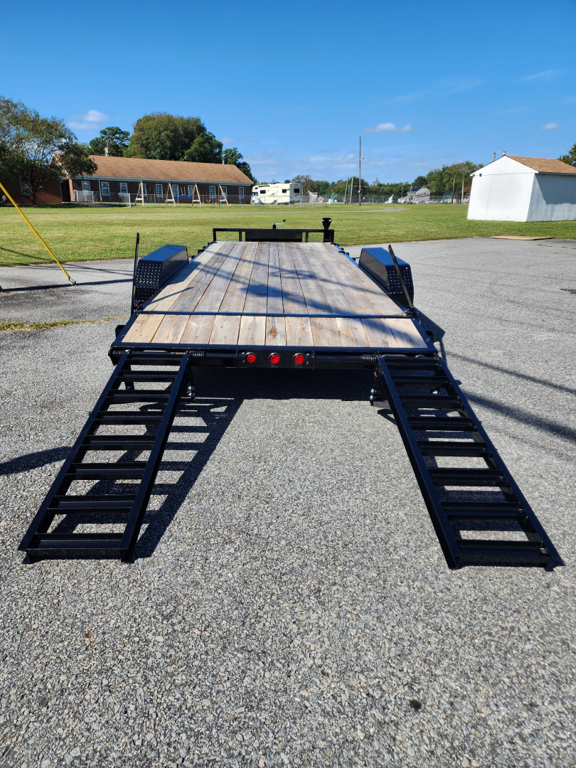 New 2026 PJ Trailers 20' CE 10K w/ Fold Up Ramps & Toolbox