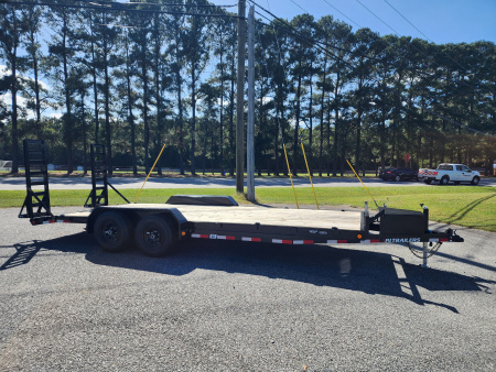 New 2026 PJ Trailers 20' CE 10K w/ Fold Up Ramps & Toolbox