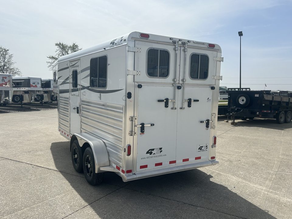 New 2026 4-Star Trailers 2 Horse Straight Load Horse Trailer