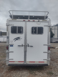 Used 2003 Exiss Trailers 3 Horse with 8' Living Quarters
